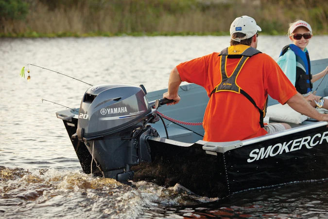 Yamaha F20SMHB - Portable 4-Stroke Outboard Motor - 20HP - 15" Shaft - Manual Start - Image 4
